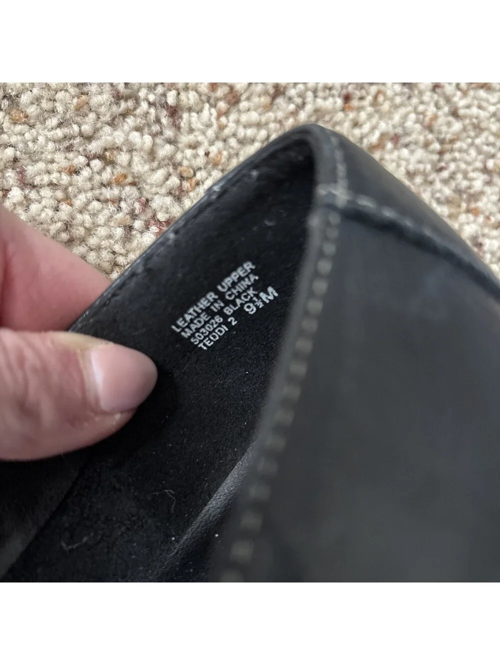 mootsies tootsies Loafer Shoes Black Leather  9.5
